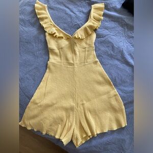 Combi-short jaune Bershka S